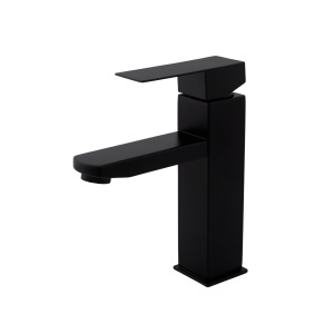 Baterie Lavoar Flow FB-01 Urban Kub, inox SUS304, negru, design cubic