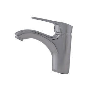 Baterie Lavoar Flow Wave Z-01, zinc, crom, monocomanda - Img 2