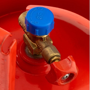Butelie camping gaz GPL Elefant, 5l, metal, talpa si guler, filet 1/2", presiune iesire 30mbar, omologata ISCIR, include furtun 2m, ceas regulator, cleme, cheie, garnitura - Img 5