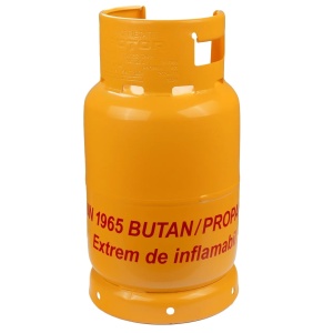 Butelie gaz GPL cu guler Rotor, volum 26l, metal, omologata ISCIR pentru Aragaz, Plita sau Soba, include furtun 2m, ceas regulator, cleme, cheie, garnitura - Img 4