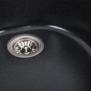 Chiuveta Bucatarie Granit Elefant Premium Luna, 510mm, negru - Img 7