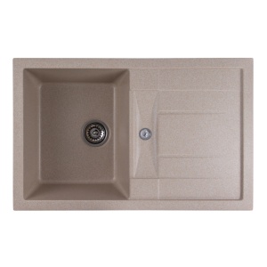 Chiuveta Bucatarie Granit Elefant Premium Troya 7850, 776x496mm, safari bej