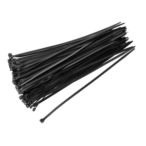 Colier Plastic Negru Flow, 3x200mm, set 100 buc