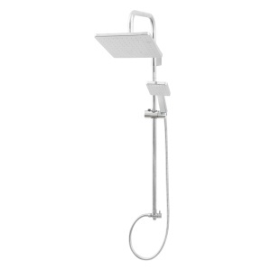 Coloana Dus 2in1 Mixxus DK-003, cadru patrat, fara baterie, inox