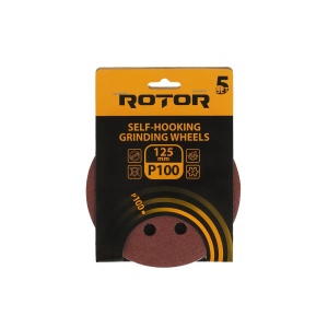Disc Abraziv Slefuitor Excentric ROTOR, 125mm, P100, pachet 5 buc