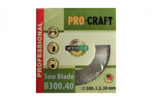 Disc Circular Lemn ProCraft B300.40, 300mm, 40 dinti, pentru fierastraie circulare
