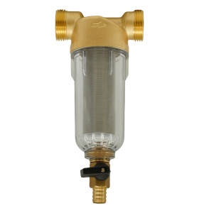 Filtru Apa cu Purjare Alama Flow F-PF-B01, sita inox, pentru instalatii - Img 6