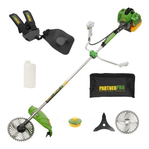 Motocoasa Benzina PartnerPro PP57, 6CP, 52cc, 2T, pentru iarba si tufis - Img 6