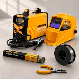 Pachet Aparat Sudura MIG/MMA ROTOR MMLT-290A + Masca Automata RW-1 + Sarma Flux