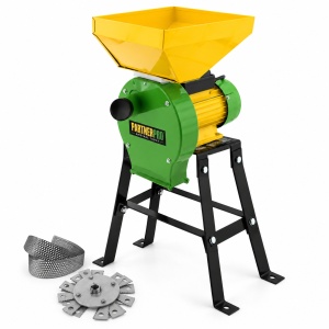 Pachet Moara Electrica Cereale PartnerPro PP3900, 3900W, 240 kg/h + Suport Metalic cu 4 Picioare