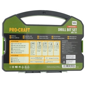 Set Biti ProCraft DBS-101, 101 piese, set complet pentru atelier - Img 8