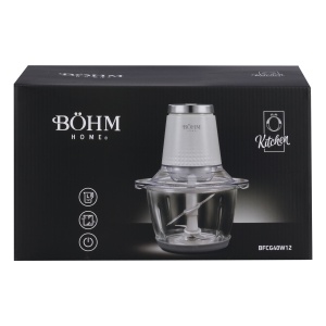 Tocator Electric de Alimente Bohm Home BFCG40W12, 400W, bol din sticla 1.2L, 4 lame - Img 12