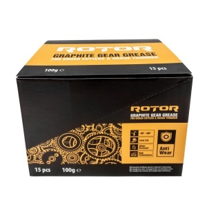 Vaselina grafitata pentru reductor motocoasa si foarfeca de gard viu ROTOR, 100 g, bax 15 bucati - Img 5