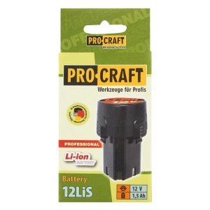 Acumulator ProCraft PA12LiS, 12V, 1.5Ah, Li-ion, compact - Img 2