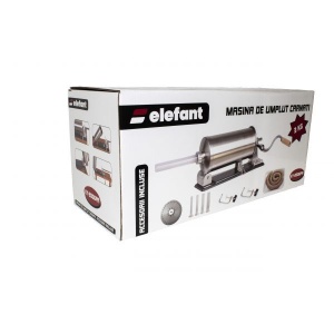 Aparat Umplut Carnati Elefant KY-2006PA, 3kg, inox, rabatabil, 4 palnii, prindere masa - Img 6