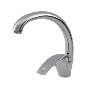 Baterie Bucatarie Flow Basic Z-777, zinc, crom, monocomanda