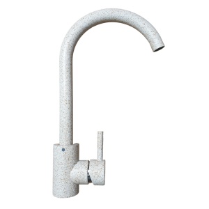 Baterie Bucatarie Germece 3008A, safari bej, monocomanda, pentru chiuveta - Img 2