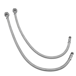 Baterie Lavoar Flow 181-FD439ZB, zinc negru crom, pipa fixa - Img 4