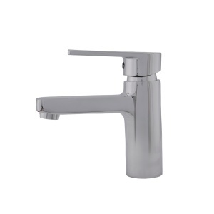 Baterie Lavoar Flow Edge Z-01, zinc, crom, design dreptunghiular - Img 2