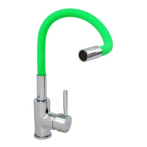 Baterie lavoar TR4451-XI-KGREEN TRIGOR, Monocomanda, cartus ceramic 40mm, Racorduri incluse - Img 4