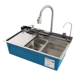 Chiuveta Multifunctionala SUS304 Mixxus MH7546-SET-06, seria Decor - Img 3