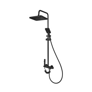 Coloana Dus Aluminiu 4in1 Armata BCS-009-J, negru, cu butoane