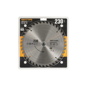 Disc Circular Lemn ROTOR, 230x22.23mm, 40 dinti, pentru fierastraie circulare - Img 2