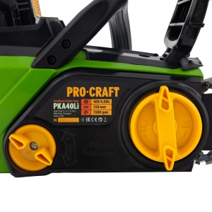 Drujba pe Acumulator ProCraft PKA40LI, 40V, 4Ah, Li-ion, 5500 RPM, pentru taiere lemn - Img 7