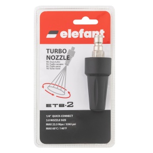 Duza Turbo Elefant ETB-2, compatibil E-110P-C, accesoriu masina spalat presiune - Img 2