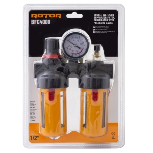 Filtru cu Reductor si Rezervor Ulei Compresor ROTOR BFC4000, accesoriu compresor - Img 4