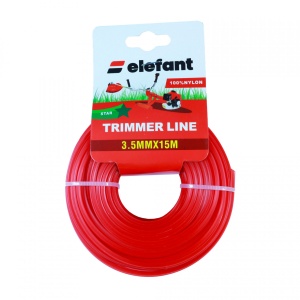 Fir Tambur Stea Motocoasa Elefant, 3.5mm, 15m, pentru cap mosor - Img 2