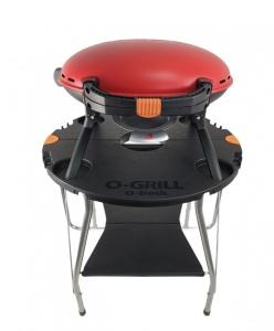 Gratar Portabil O-Grill 500, rosu, pe gaz, pentru camping si exterior - Img 8