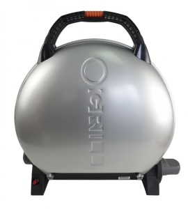 Gratar Portabil O-Grill 600, argintiu, pe gaz, pentru camping si exterior