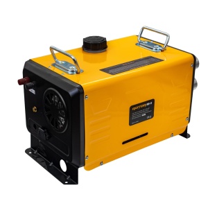 Incalzitor Diesel ROTOR RID-12, 12 kW, rezervor 5 L, 12V/24V/230V, 4 iesiri aer aluminiu, controler LCD, telecomanda, pentru auto, garaj, camping si cabana - Img 4