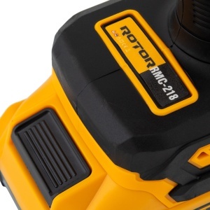 Mini Drujba cu Acumulator ROTOR RMC218, 21V, 2x4Ah, pentru taiere lemn gradina - Img 13