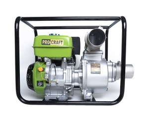 Motopompa Benzina ProCraft WP100, 4T, debit mare, pentru pompat apa