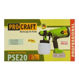 Pistol Vopsit cu Acumulator ProCraft PSE20, 800W, pentru vopsit suprafete - Img 3