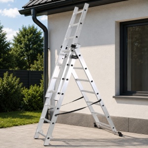 Scara Multifunctionala Aluminiu ROTOR KME307, 3x7 trepte, pentru diverse utilizari