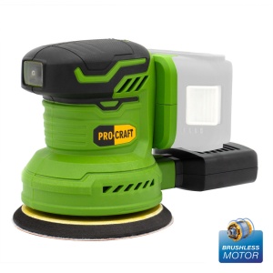 Slefuitor Excentric Acumulator ProCraft PX20BL, Brushless, fara acumulator - Img 12