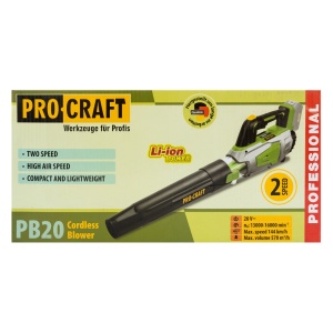 Suflanta Frunze Acumulator ProCraft PB20, pentru curatare gradina - Img 8