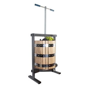Teasc Presa Struguri Vilen, lemn, 50L, pentru vin artizanal - Img 2