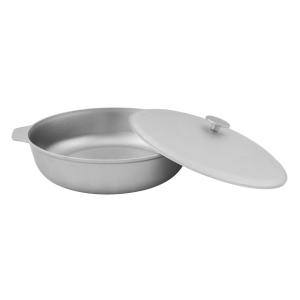 Tigaie Aluminiu Alimentar ROTOR, 320x83mm, cu capac, pentru foc si aragaz - Img 4