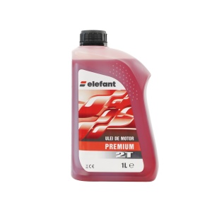 Ulei Premium Amestec 2T Elefant, 1L, rosu, pentru drujbe si motocoase - Img 2