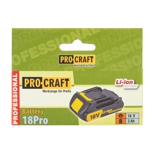 Acumulator ProCraft PA18Pro, 18V, Li-ion, pentru scule electrice ProCraft 18V - Img 6