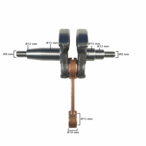 Ambielaj Motocoasa Elefant, compatibil TL43 1E40-5, piesa de schimb motor - Img 2