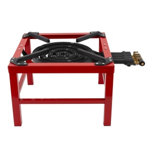 Arzator Pirostrie Elefant R04, 4 inele fonta, gaz propan-butan, pentru gatit exterior - Img 2