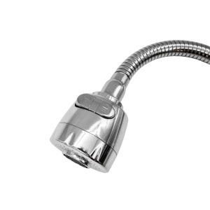 Baterie Bucatarie Flow UF(17)-203ZC, zinc crom, pipa flexibila 430mm, 2 functii - Img 4