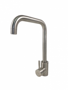Baterie Bucatarie Mixxus SUS-011-G, inox auriu, monocomanda, racorduri incluse - Img 3