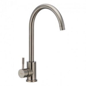 Baterie Bucatarie Mixxus SUS-011, inox, monocomanda, racorduri incluse