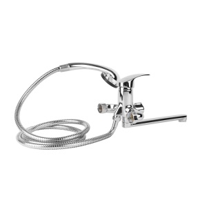 Baterie Cada cu Dus BOHM HOME BSB-06-15/03ZC, pipa rotativa, para si furtun 175 cm incluse, crom - Img 4